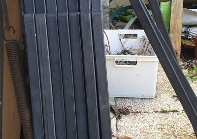 Barres coupées pour table basse